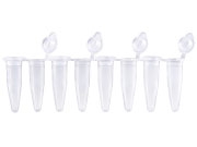 Ống PCR 0,2ml dải 8 có nắp phẳng mờ, Gunster (MB-P08A)