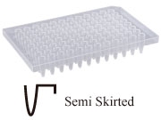 Đĩa qPCR 96 giếng 0,2ml có gờ thấp, Gunster (MB-Q96-S)